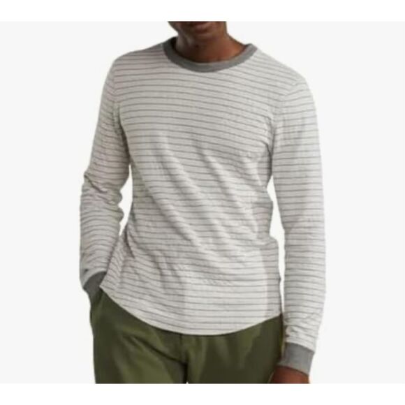 UpWest $58 mens Long Sleeve Duo Fold T-Shirt REVERSIBLE Xl NEW - Picture 3 of 4